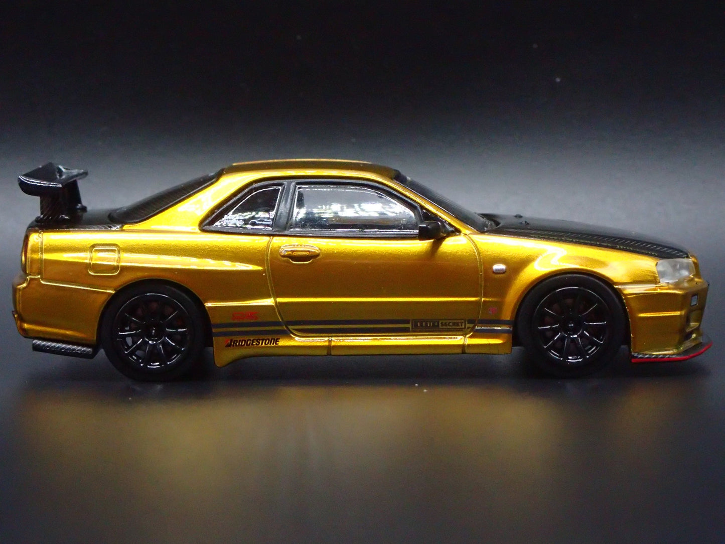 1999-2002 NISSAN SKYLINE GTR R34 TOP SECRET TOKYO 1:64 SCALE DIECAST MODEL CAR