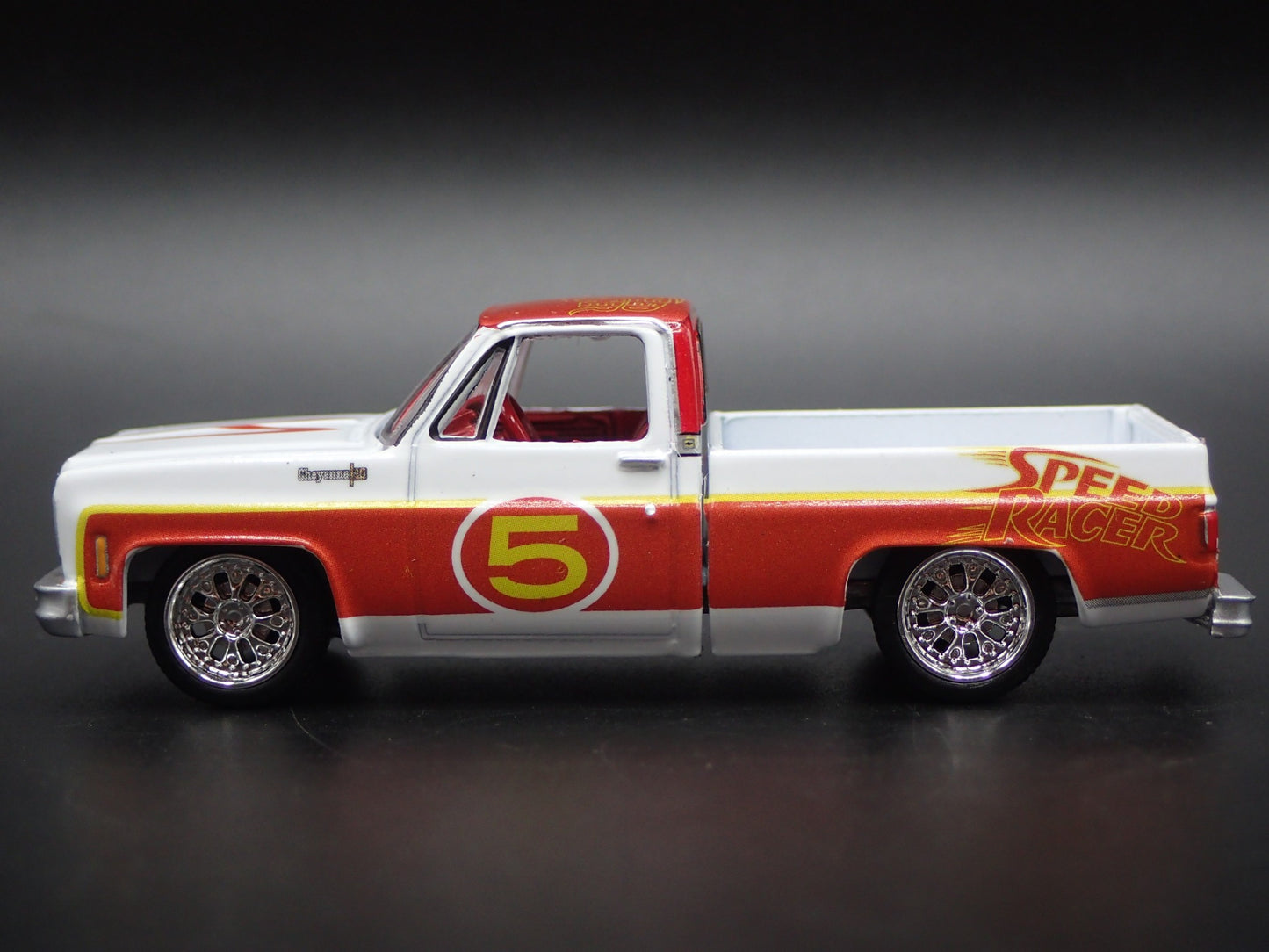 1973 73 CHEVY CHEVROLET SILVERADO SQUARE BODY TRUCK 1/64 SCALE DIECAST MODEL CAR