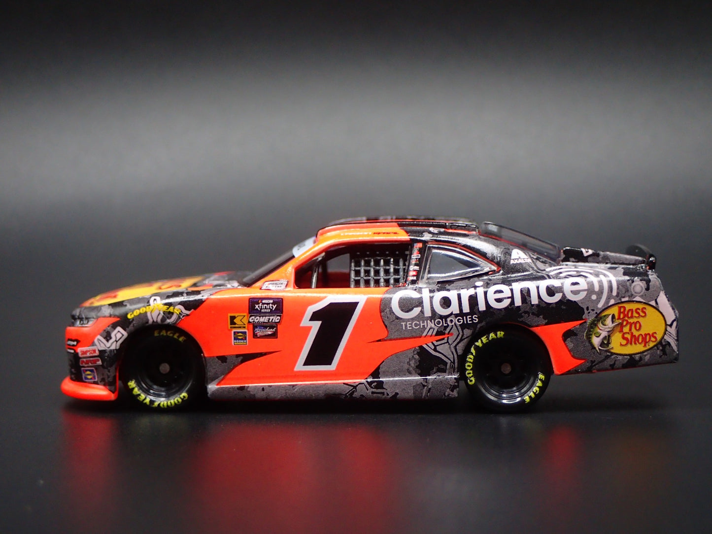 2025 25 CHEVROLET #1 CARSON KVAPIL BASS PRO SHOPS NASCAR 1:64 SCALE DIECAST CAR