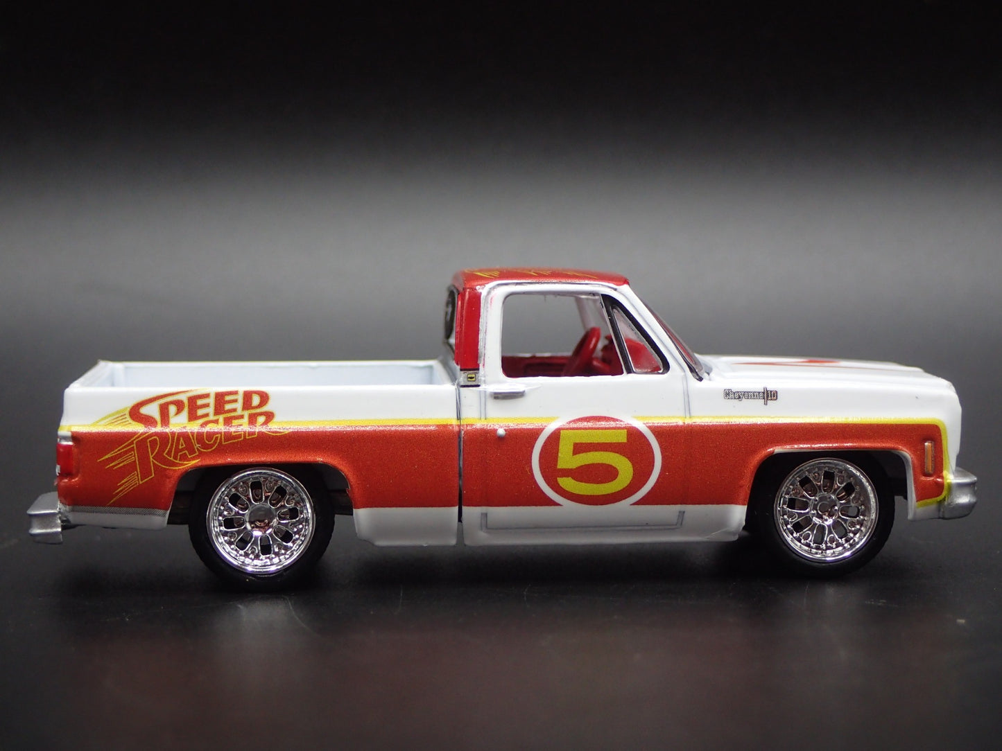 1973 73 CHEVY CHEVROLET SILVERADO SQUARE BODY TRUCK 1/64 SCALE DIECAST MODEL CAR