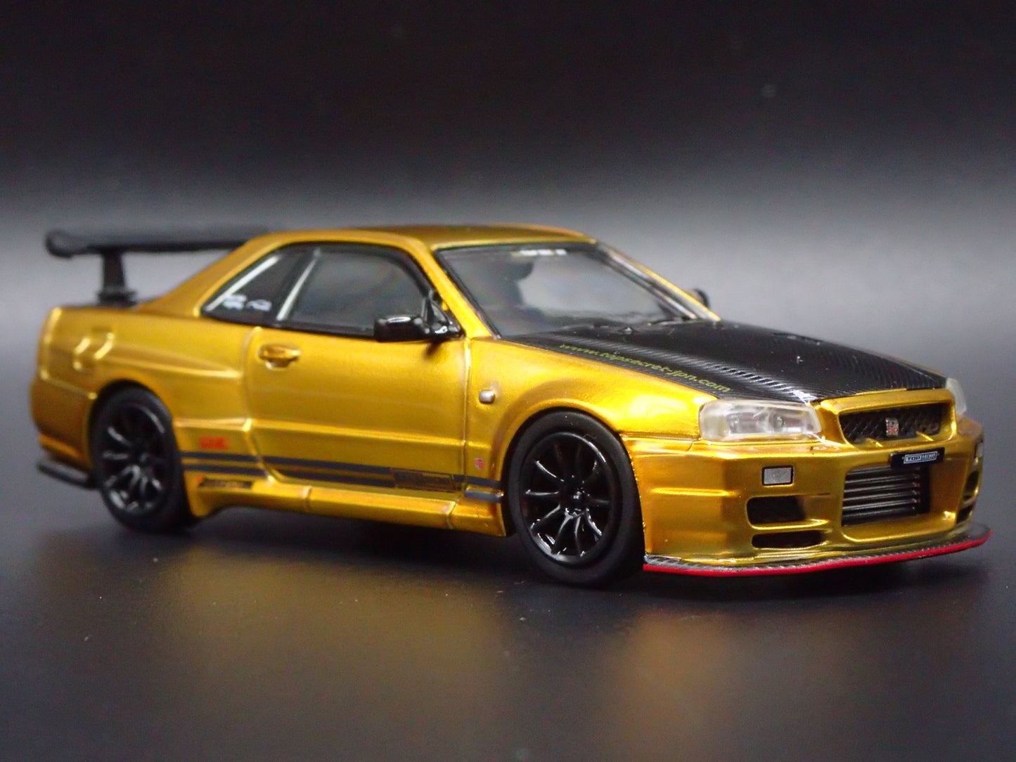 1999-2002 NISSAN SKYLINE GTR R34 TOP SECRET TOKYO 1:64 SCALE DIECAST MODEL CAR