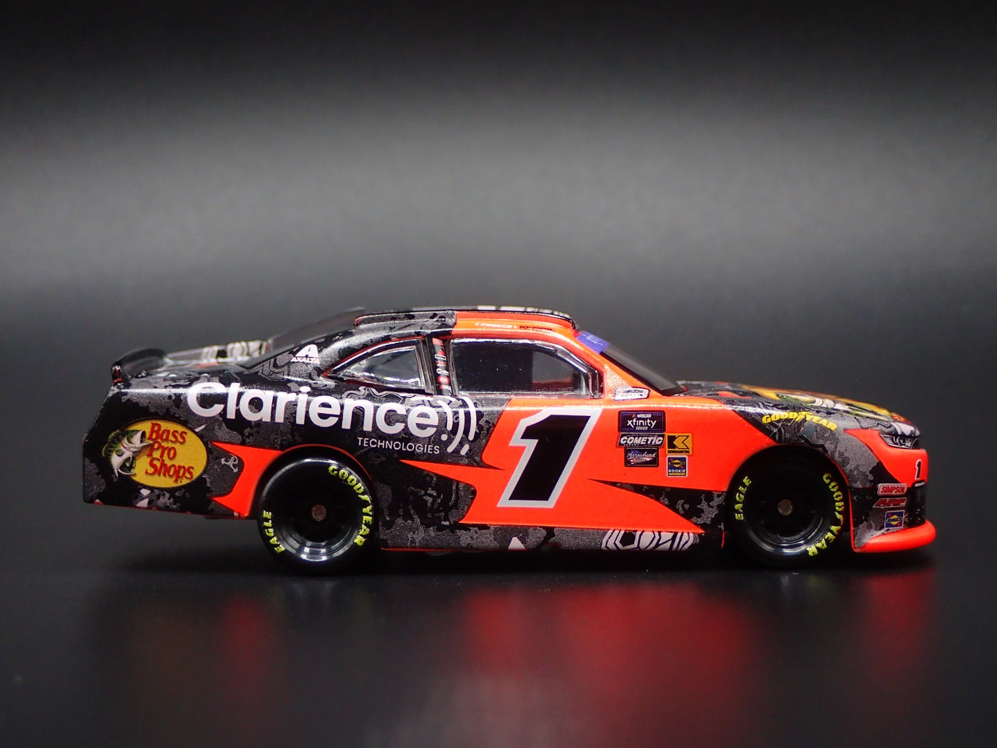 2025 25 CHEVROLET #1 CARSON KVAPIL BASS PRO SHOPS NASCAR 1:64 SCALE DIECAST CAR