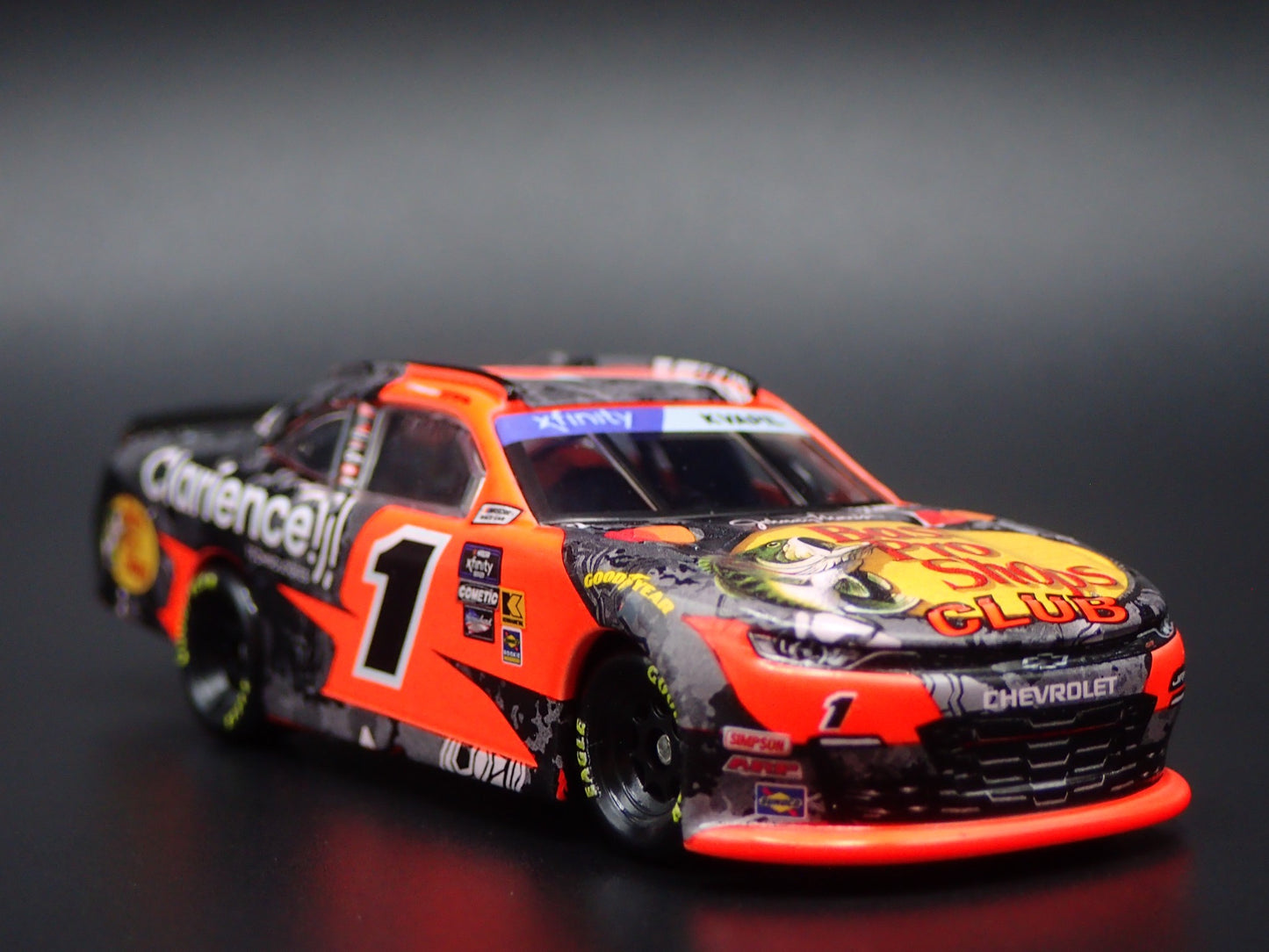 2025 25 CHEVROLET #1 CARSON KVAPIL BASS PRO SHOPS NASCAR 1:64 SCALE DIECAST CAR