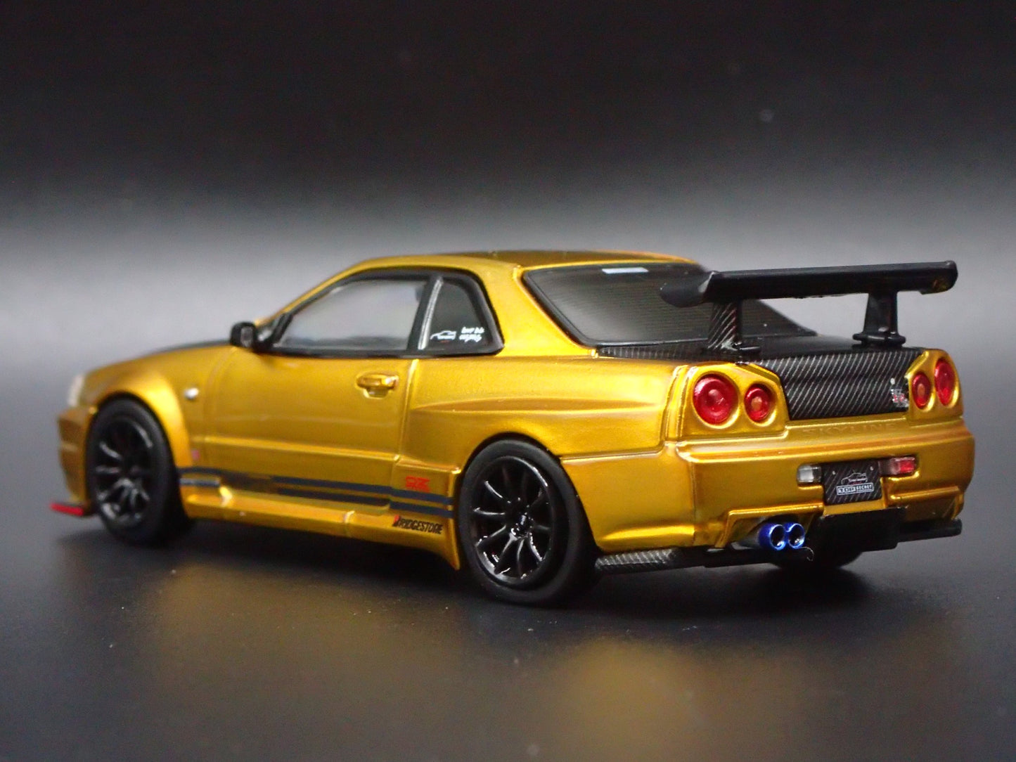 1999-2002 NISSAN SKYLINE GTR R34 TOP SECRET TOKYO 1:64 SCALE DIECAST MODEL CAR
