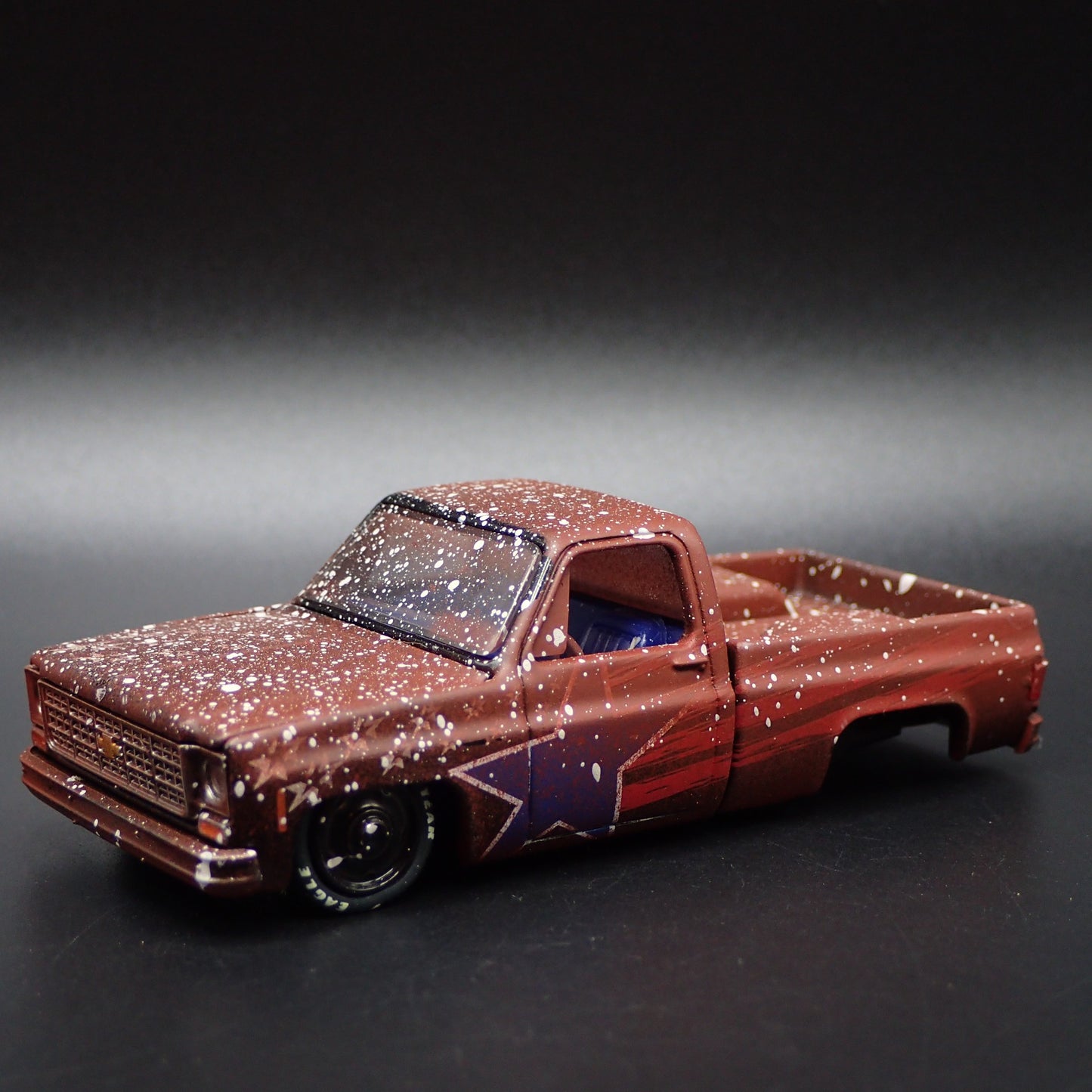 1979 79 CHEVY CHEVROLET SILVERADO SQUARE BODY TRUCK 1/64 SCALE DIECAST MODEL CAR