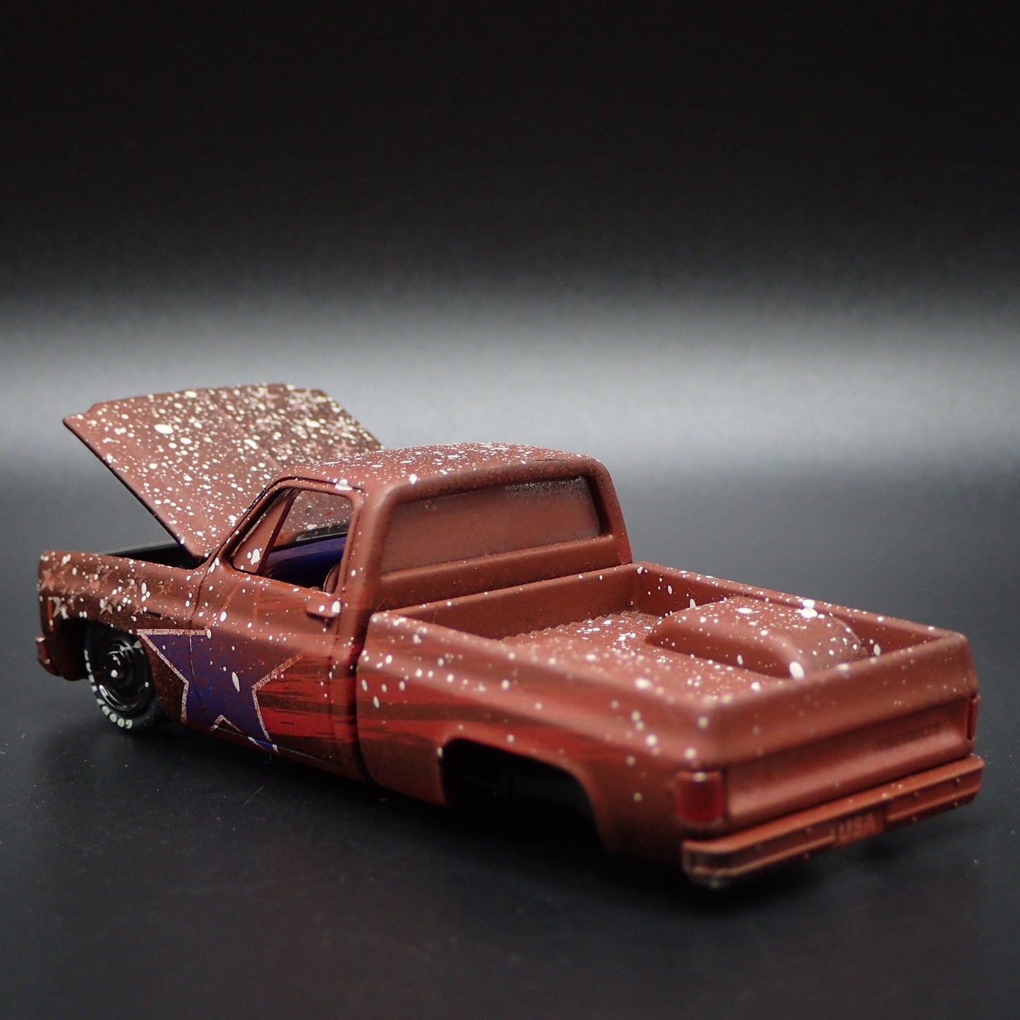 1979 79 CHEVY CHEVROLET SILVERADO SQUARE BODY TRUCK 1/64 SCALE DIECAST MODEL CAR