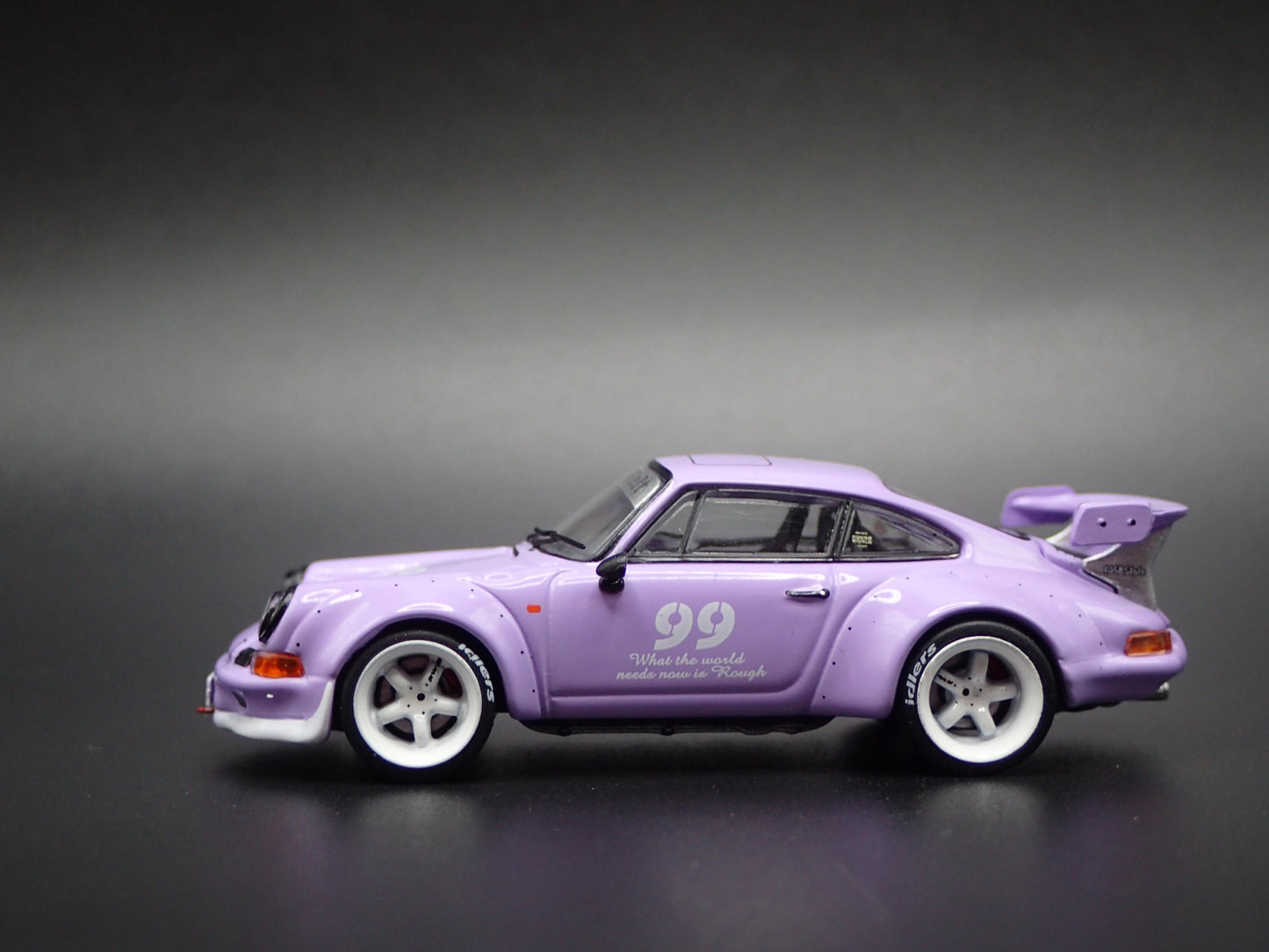 PORSCHE RWB BACKDATE RAUH WELT BEGRIFF 1:64 SCALE DIORAMA DIECAST MODEL CAR