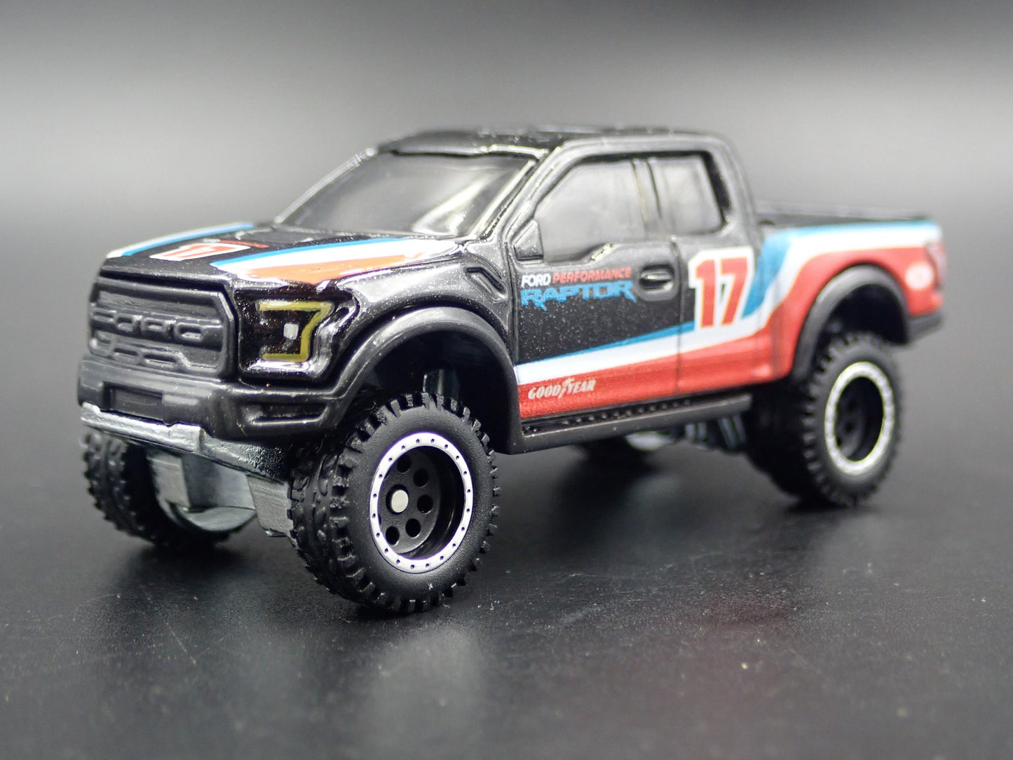 2017 - 2020 FORD F150 RAPTOR PICKUP TRUCK BLACK 1:64 SCALE DIECAST MODEL CAR