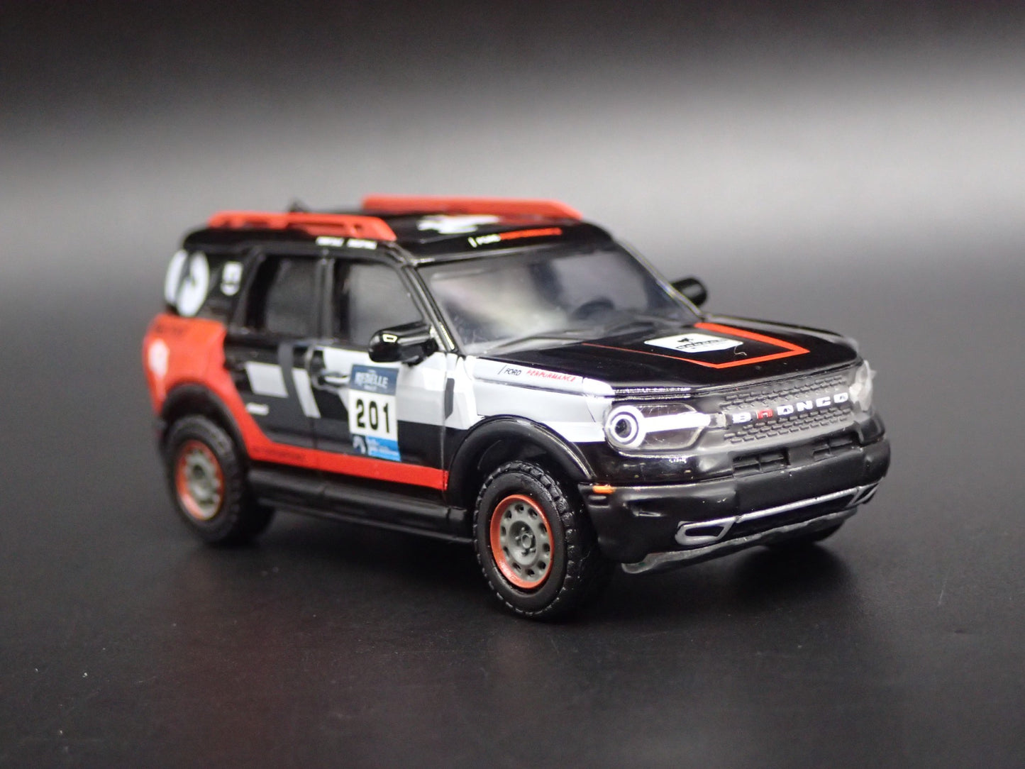 2021-2025 FORD BRONCO SPORT REBELLE RALLY WINNER 1:64 SCALE DIECAST MODEL CAR