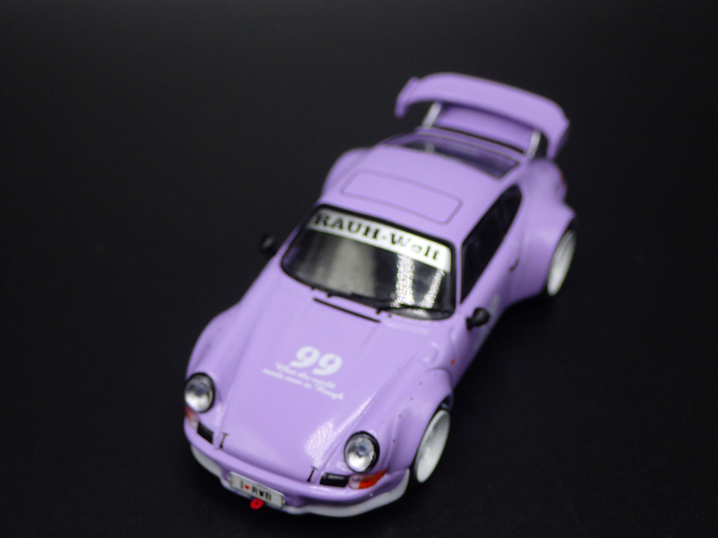 PORSCHE RWB BACKDATE RAUH WELT BEGRIFF 1:64 SCALE DIORAMA DIECAST MODEL CAR
