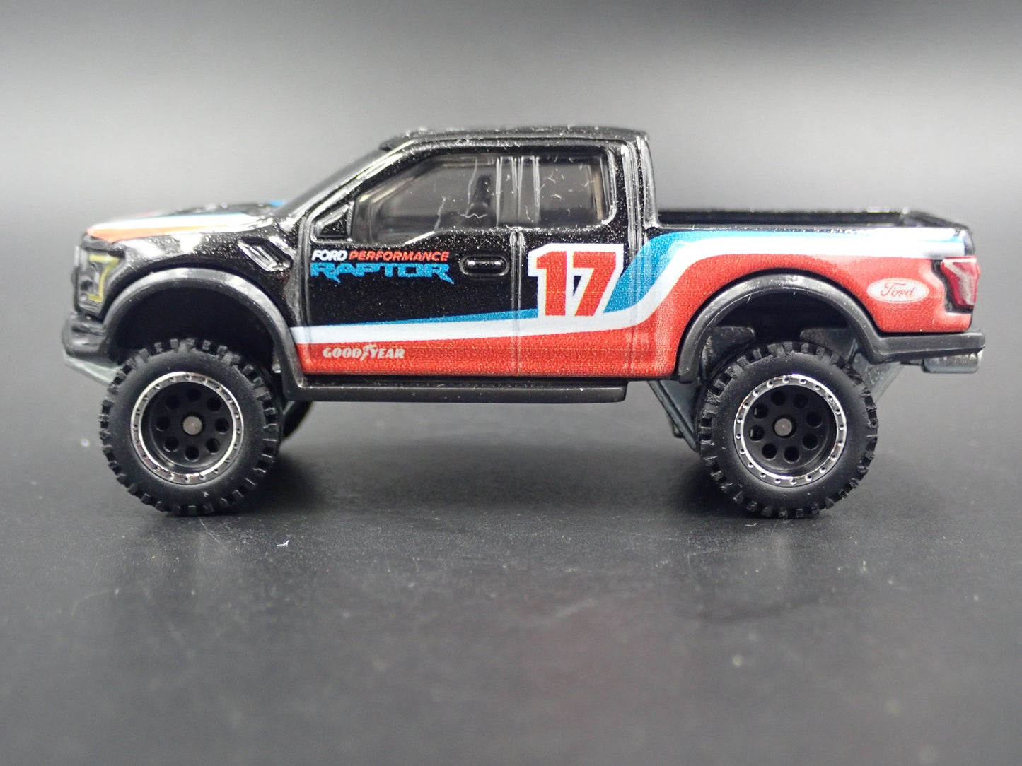 2017 - 2020 FORD F150 RAPTOR PICKUP TRUCK BLACK 1:64 SCALE DIECAST MODEL CAR