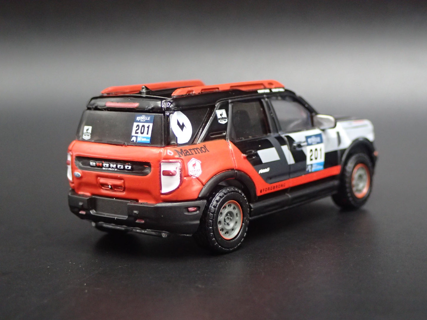 2021-2025 FORD BRONCO SPORT REBELLE RALLY WINNER 1:64 SCALE DIECAST MODEL CAR