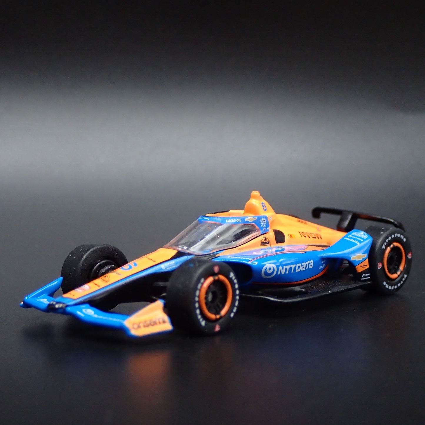 2023 INDY CAR RACING CHEVY 6 FELIX ROSENQVIST ARROW 1:64 SCALE DIECAST MODEL CAR