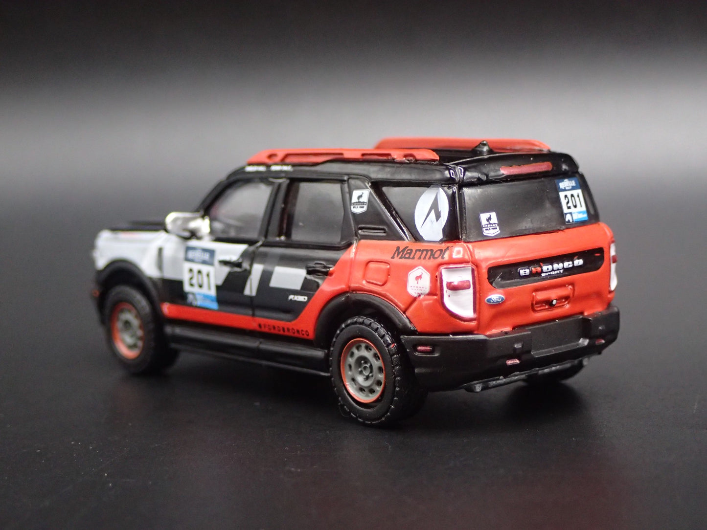 2021-2025 FORD BRONCO SPORT REBELLE RALLY WINNER 1:64 SCALE DIECAST MODEL CAR