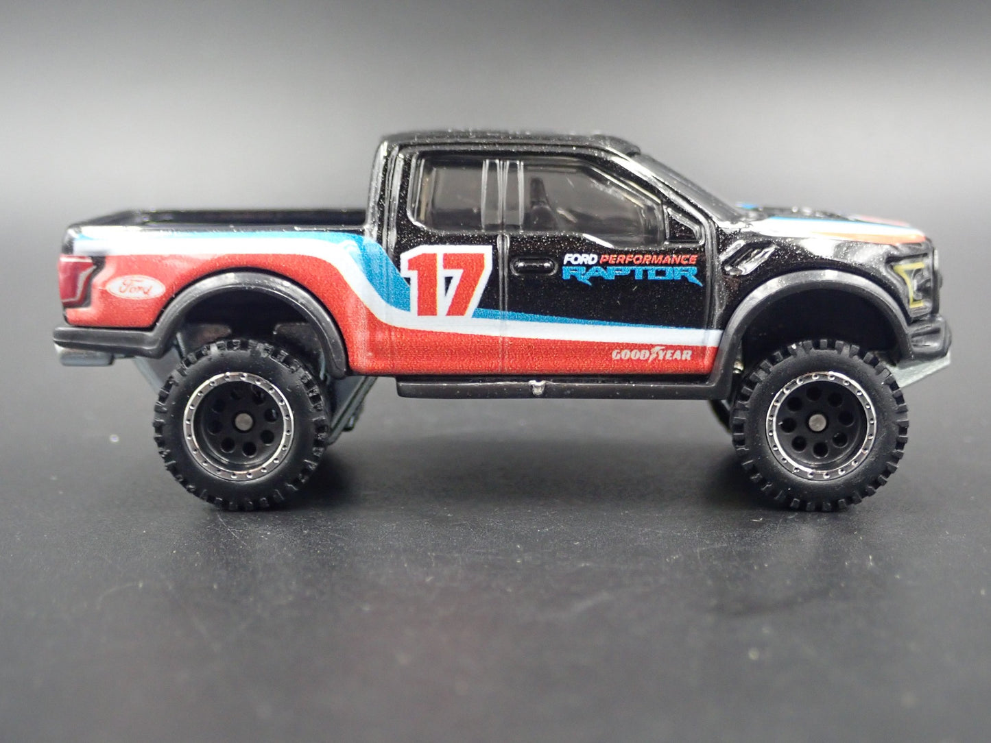 2017 - 2020 FORD F150 RAPTOR PICKUP TRUCK BLACK 1:64 SCALE DIECAST MODEL CAR