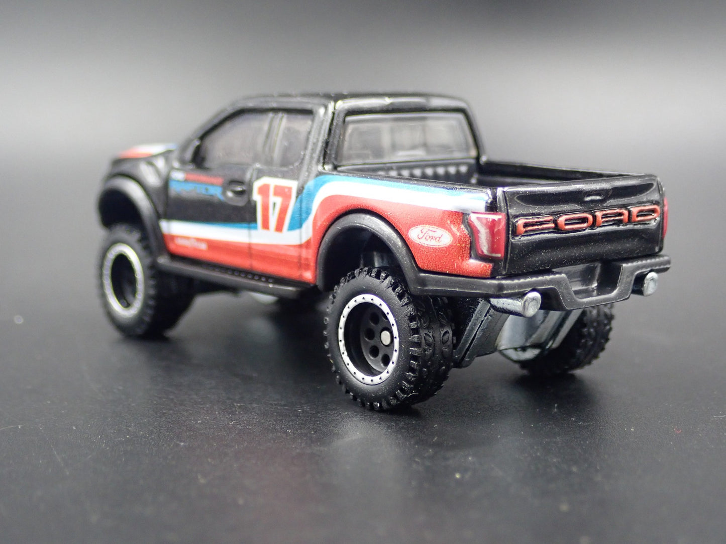 2017 - 2020 FORD F150 RAPTOR PICKUP TRUCK BLACK 1:64 SCALE DIECAST MODEL CAR