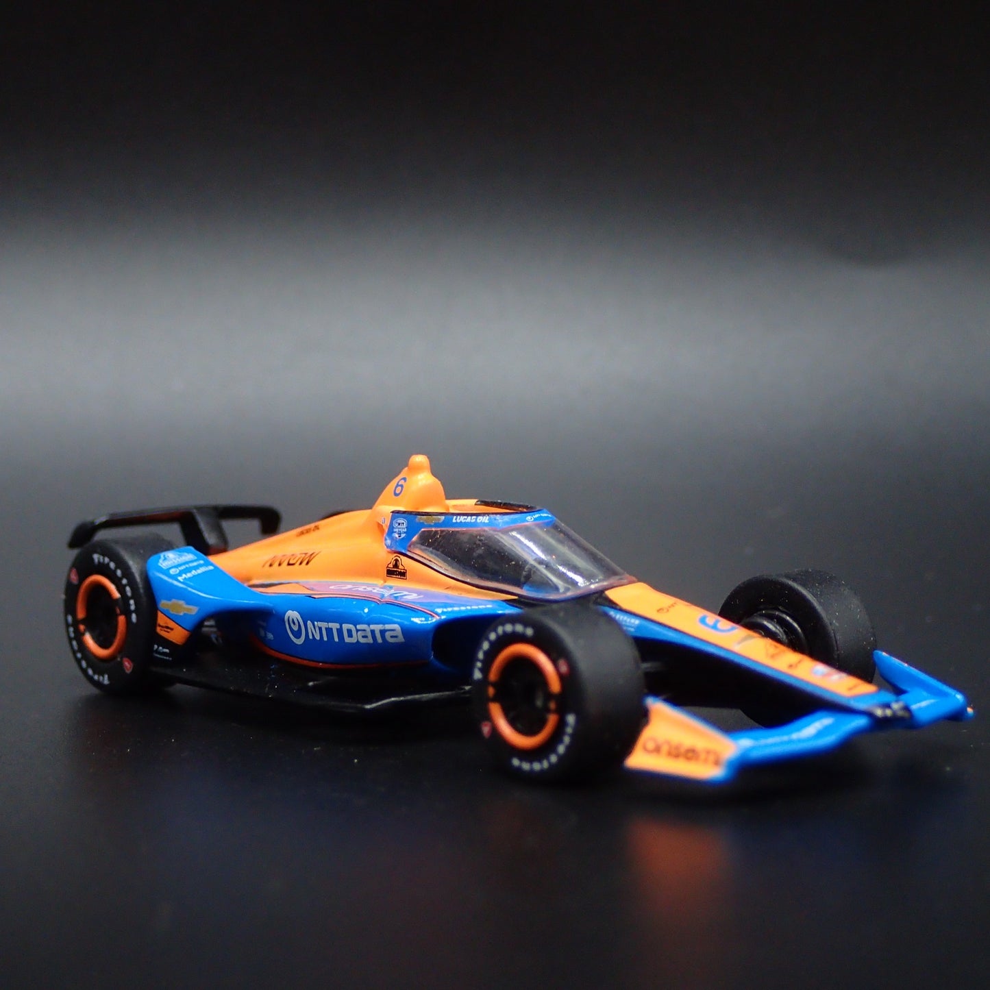 2023 INDY CAR RACING CHEVY 6 FELIX ROSENQVIST ARROW 1:64 SCALE DIECAST MODEL CAR