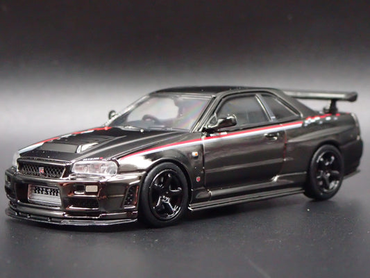 1999-2002 NISSAN SKYLINE GTR R34 NISMO R TUNE 1:64 SCALE DIECAST MODEL CAR