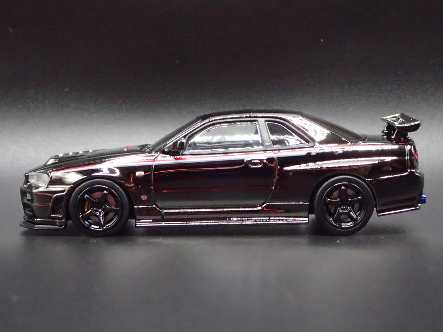 1999-2002 NISSAN SKYLINE GTR R34 NISMO R TUNE 1:64 SCALE DIECAST MODEL CAR