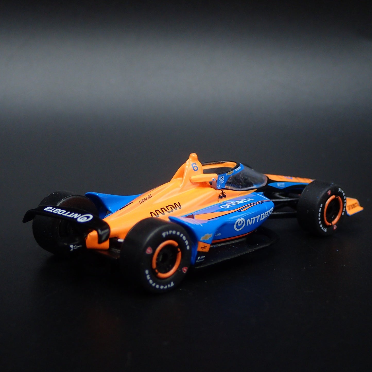 2023 INDY CAR RACING CHEVY 6 FELIX ROSENQVIST ARROW 1:64 SCALE DIECAST MODEL CAR