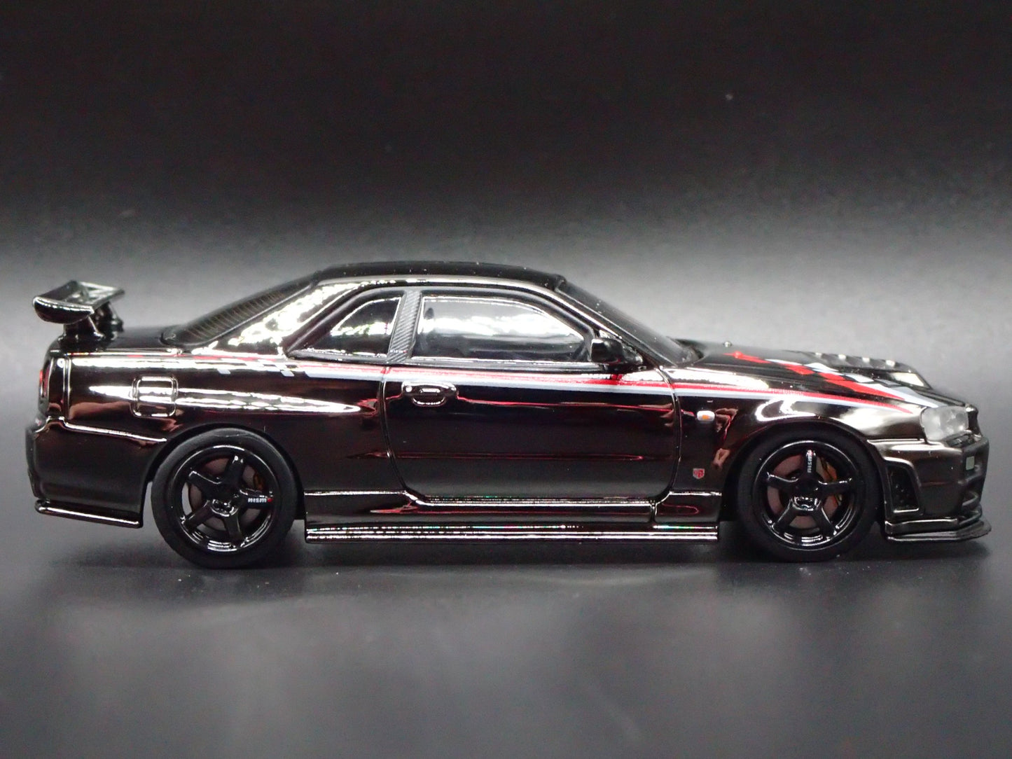 1999-2002 NISSAN SKYLINE GTR R34 NISMO R TUNE 1:64 SCALE DIECAST MODEL CAR
