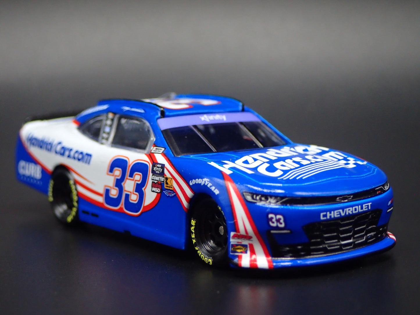 2025 CHEVROLET 33 KASEY KAYNE HENDRICKCARS NASCAR 1:64 SCALE DIECAST MODEL CAR