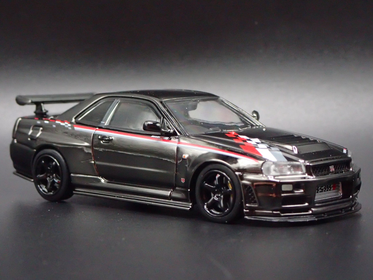 1999-2002 NISSAN SKYLINE GTR R34 NISMO R TUNE 1:64 SCALE DIECAST MODEL CAR