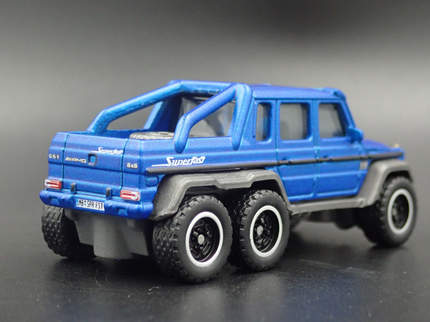 2013-2015 MERCEDES-BENZ G63 AMG 6X6 G WAGON BLUE 1:64 SCALE DIECAST MODEL CAR