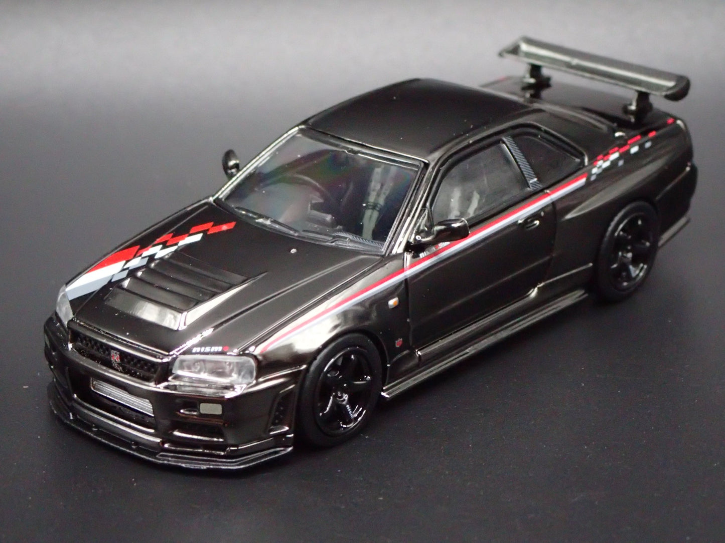 1999-2002 NISSAN SKYLINE GTR R34 NISMO R TUNE 1:64 SCALE DIECAST MODEL CAR