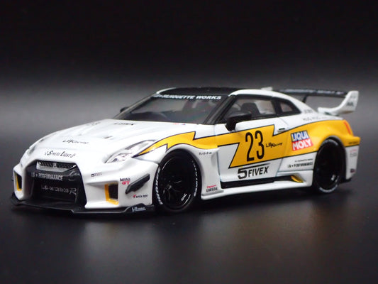 LBWK LB-SILHOUETTE WORKS GT NISSAN 35GT-RR R35 1:64 SCALE DIECAST MODEL CAR