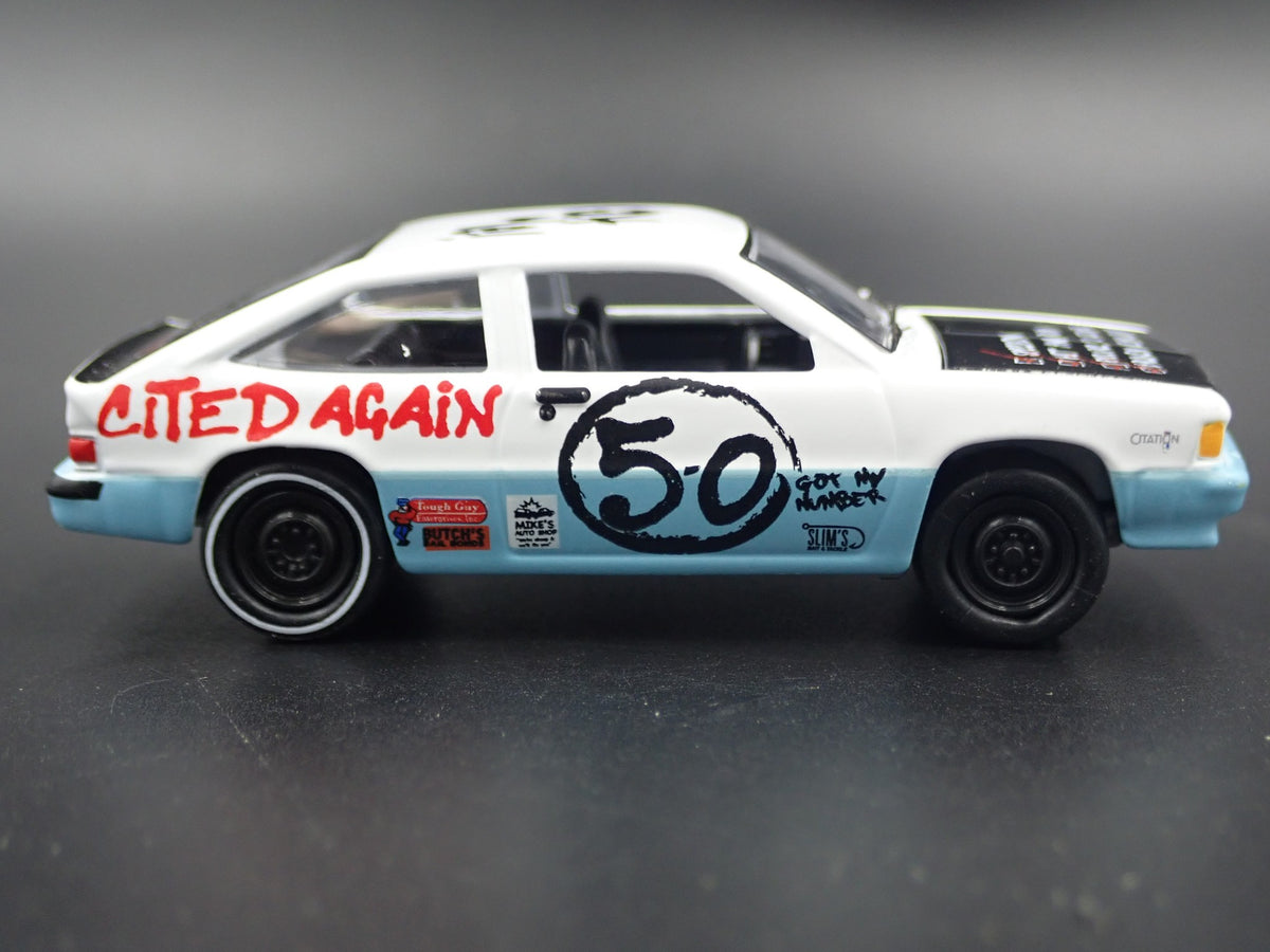 1981 81 CHEVY CHEVROLET CITATION DEMOLITION DERBY 1:64 SCALE DIECAST MODEL CAR