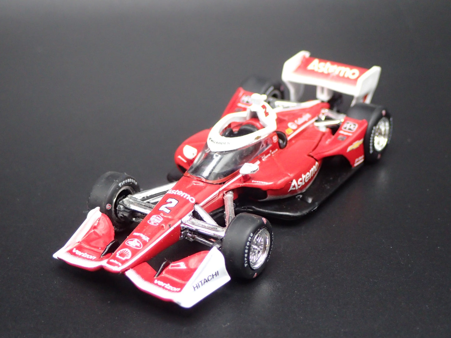 2026 INDY RACING CHEVY 2 JOSEF NEWGARDEN ASTEMO 1:64 SCALE DIECAST MODEL CAR