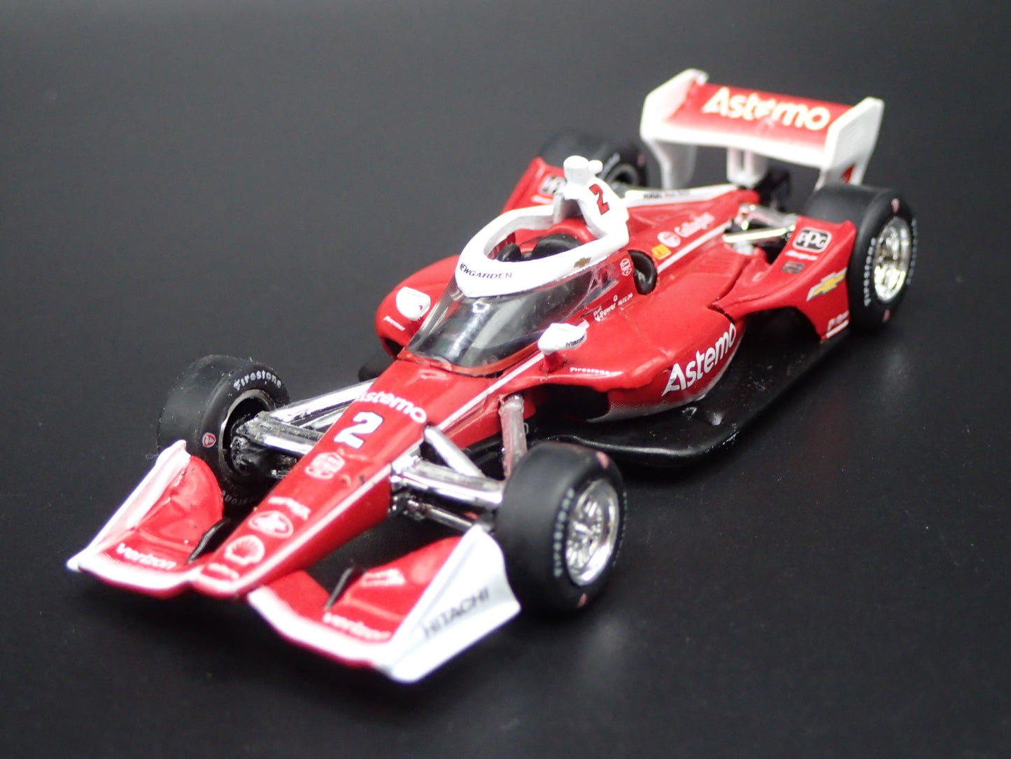 2026 INDY RACING CHEVY 2 JOSEF NEWGARDEN ASTEMO 1:64 SCALE DIECAST MODEL CAR