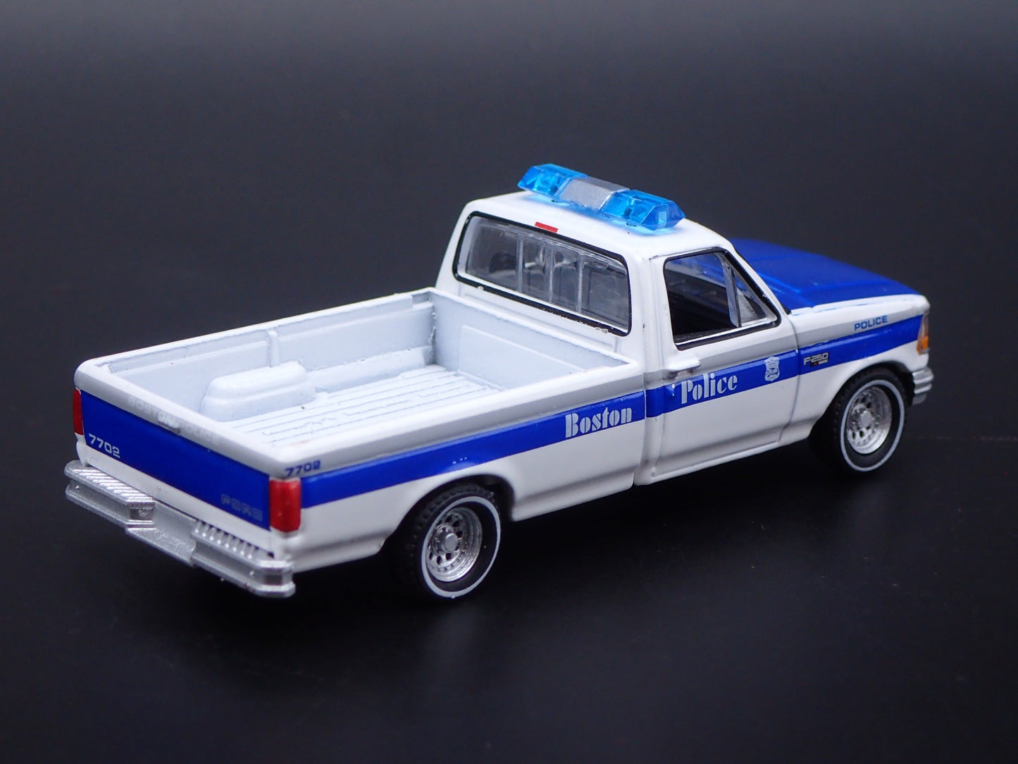 1995 95 FORD F250 PICKUP TRUCK BOSTON MA POLICE 1/64 SCALE DIECAST MODEL CAR