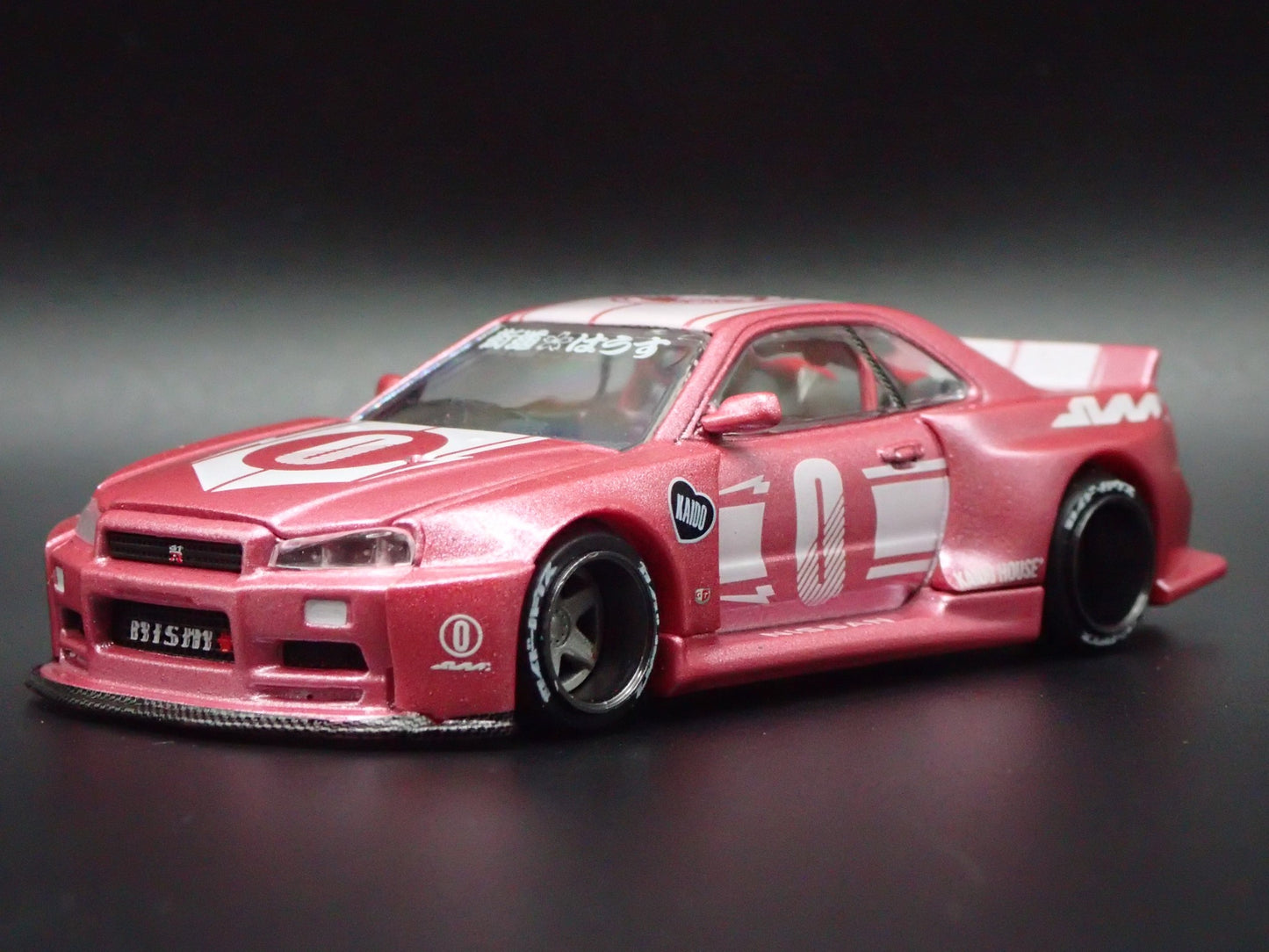 1999-2002 NISSAN SKYLINE GTR R34 KAIDO RACING V1 1:64 SCALE DIECAST MODEL CAR