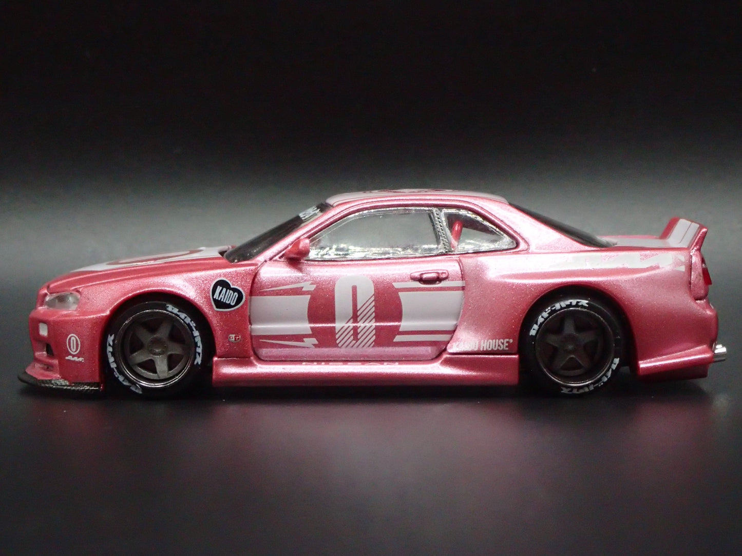 1999-2002 NISSAN SKYLINE GTR R34 KAIDO RACING V1 1:64 SCALE DIECAST MODEL CAR