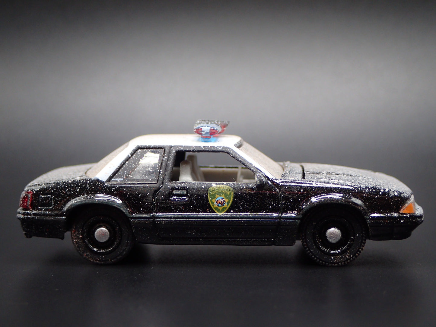 1990 90 FORD MUSTANG SSP WYOMING HIGHWAY PATROL FOXBODY 1:64 SCALE DIECAST MODEL