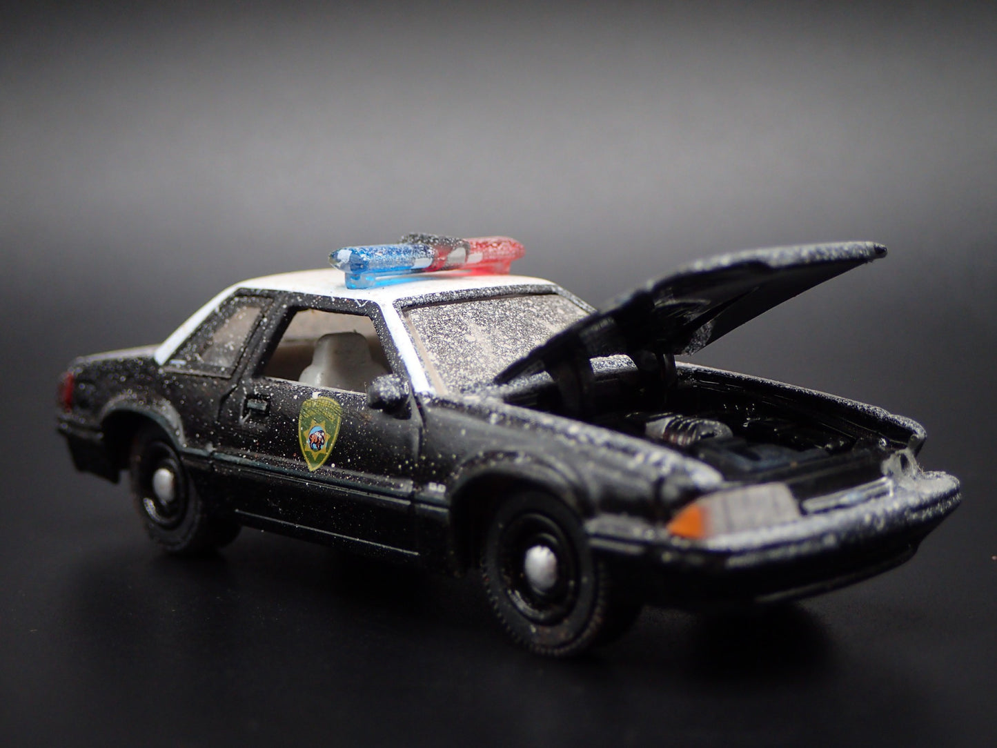 1990 90 FORD MUSTANG SSP WYOMING HIGHWAY PATROL FOXBODY 1:64 SCALE DIECAST MODEL