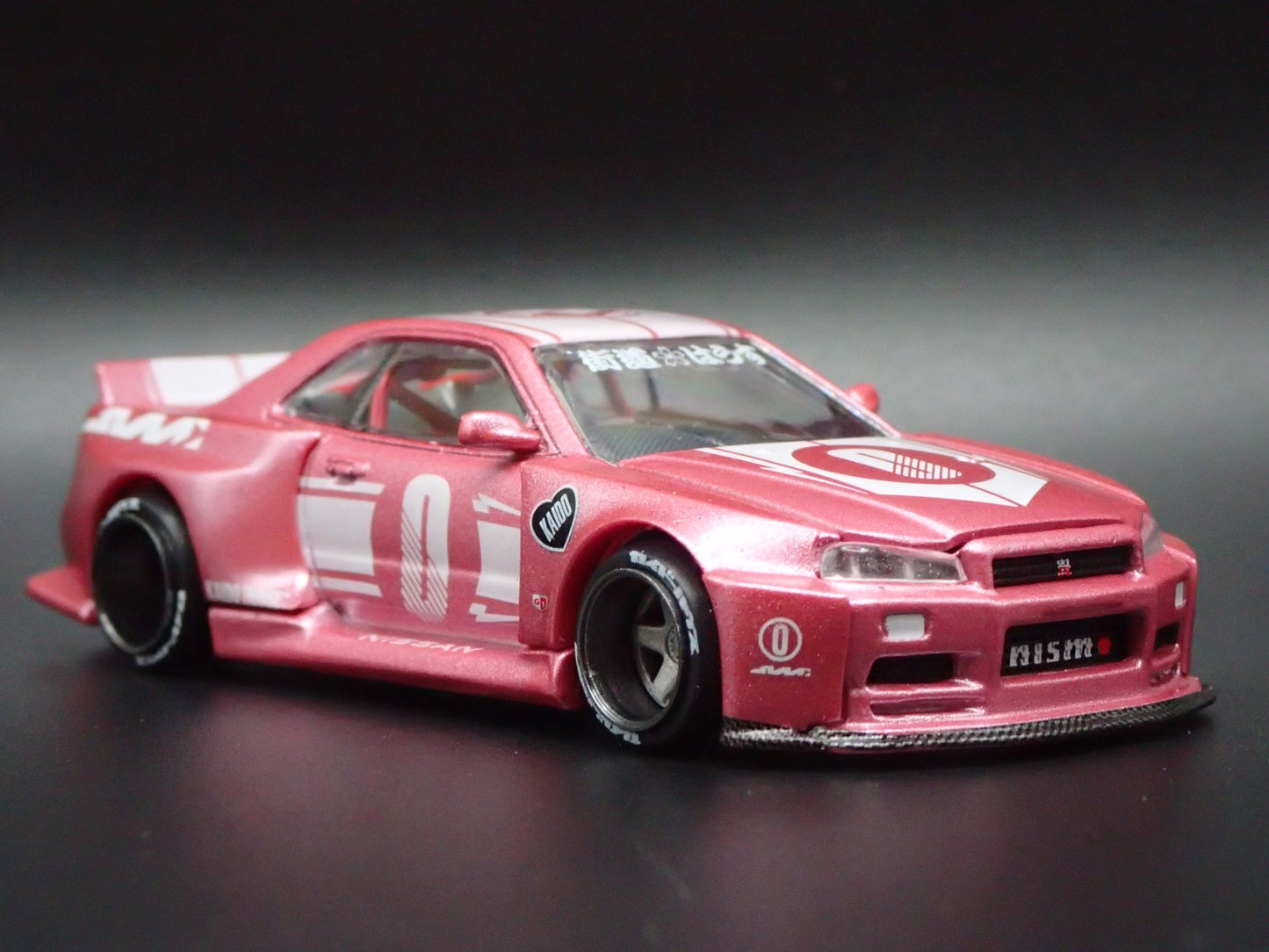 1999-2002 NISSAN SKYLINE GTR R34 KAIDO RACING V1 1:64 SCALE DIECAST MODEL CAR