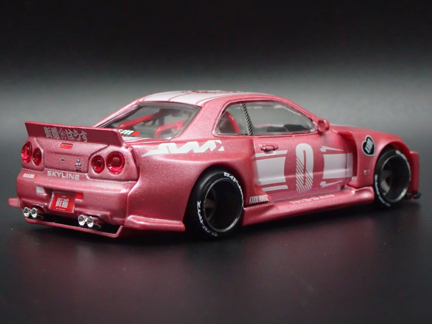 1999-2002 NISSAN SKYLINE GTR R34 KAIDO RACING V1 1:64 SCALE DIECAST MODEL CAR