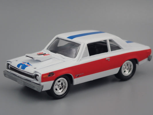 1969 69 AMC SC / RAMBLER HURST 1:64 SCALE COLLECTIBLE DIORAMA DIECAST MODEL CAR-Burning Rubber Toy Company