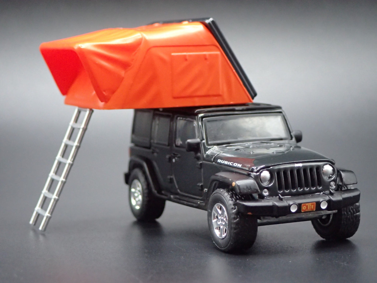 2006-2018 JEEP WRANGLER UNLIMITED RUBICON JK 4 DOOR w TENT 1:64 SCALE MODEL CAR