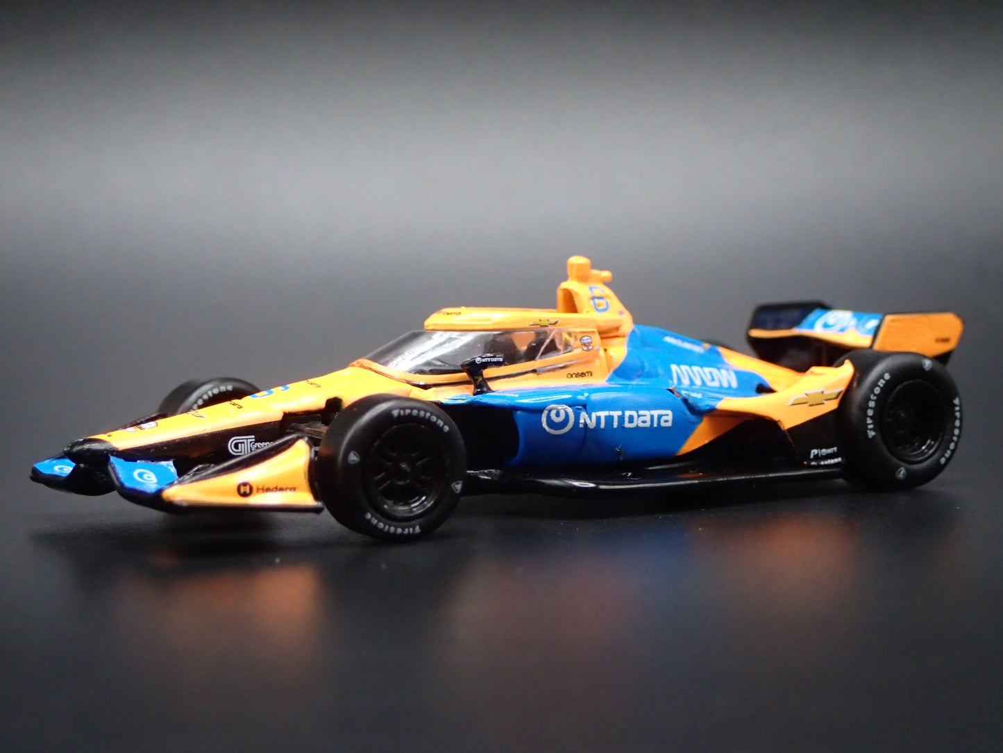 2026 INDY CAR RACING CHEVY #6 NOLAN SIEGEL NTTDATA 1:64 SCALE DIECAST MODEL CAR
