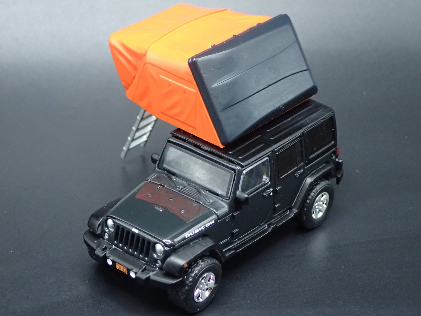 2006-2018 JEEP WRANGLER UNLIMITED RUBICON JK 4 DOOR w TENT 1:64 SCALE MODEL CAR