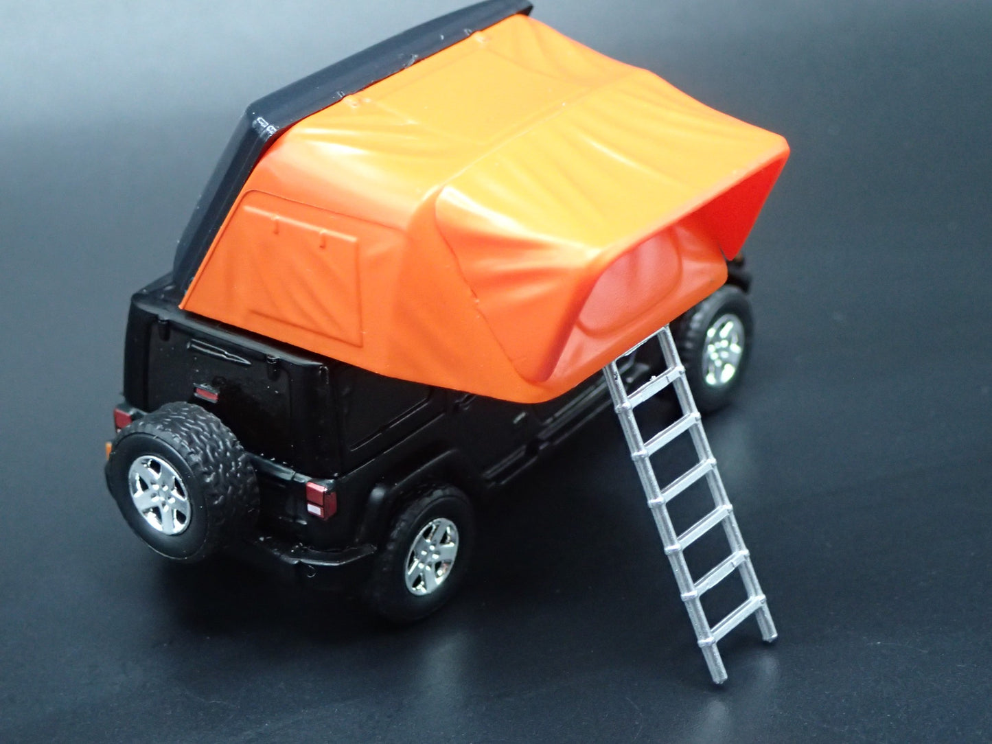 2006-2018 JEEP WRANGLER UNLIMITED RUBICON JK 4 DOOR w TENT 1:64 SCALE MODEL CAR