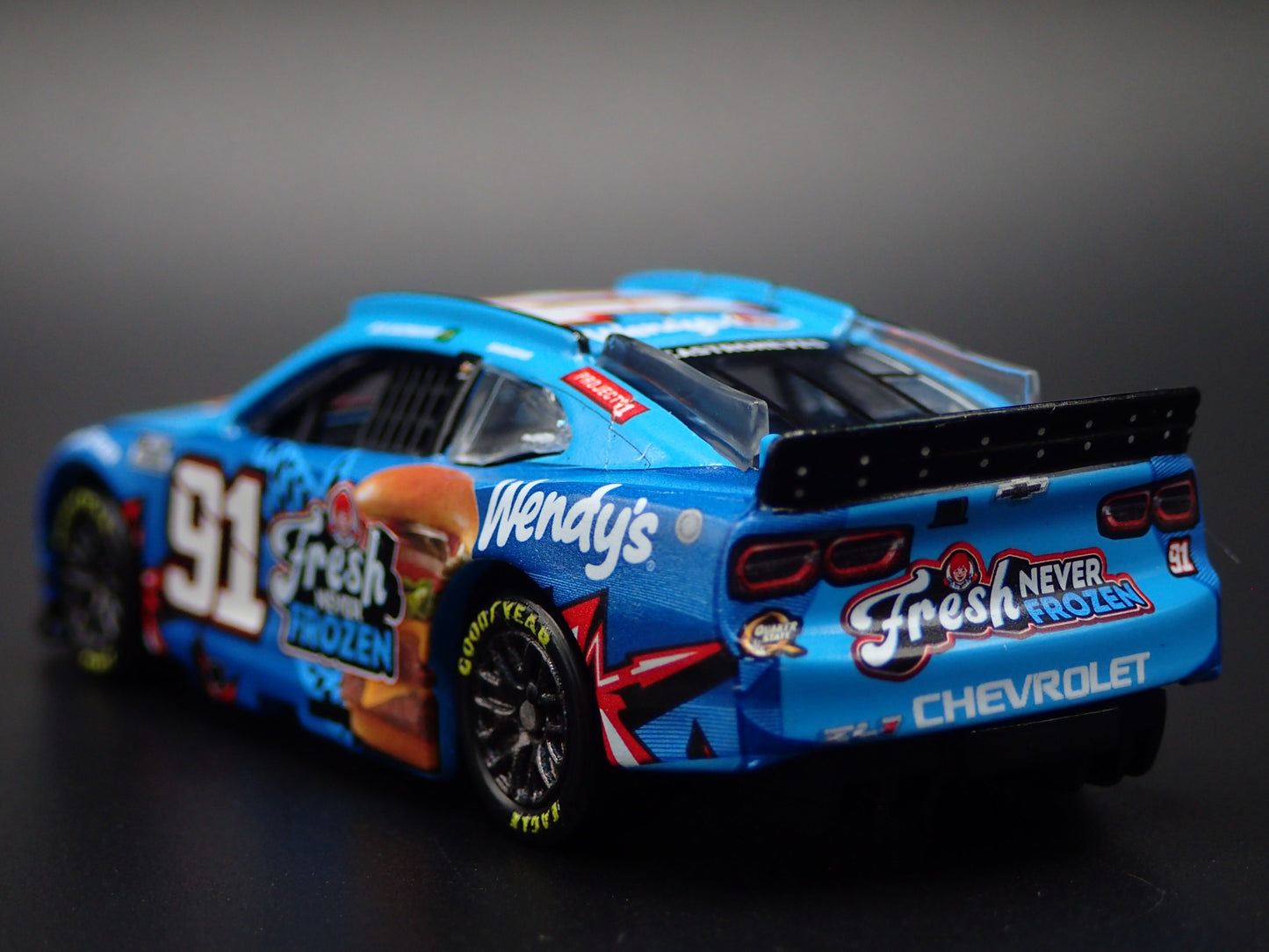 2025 CHEVROLET #91 HELIO CASTRONEVES WENDYS NASCAR 1:64 SCALE DIECAST MODEL CAR