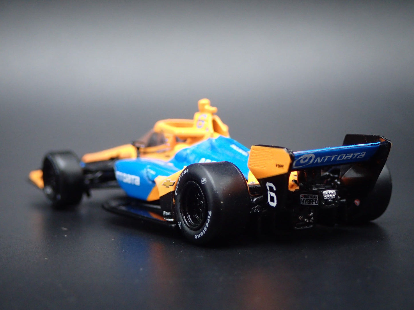 2026 INDY CAR RACING CHEVY #6 NOLAN SIEGEL NTTDATA 1:64 SCALE DIECAST MODEL CAR