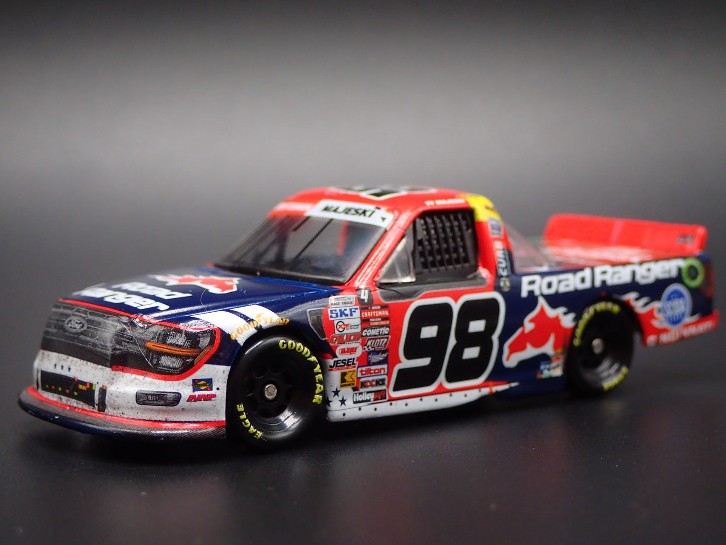 2024 24 FORD F150 NASCAR TRUCK #98 TY MAJESKI ROAD RANGER WIN 1:64 DIECAST CAR