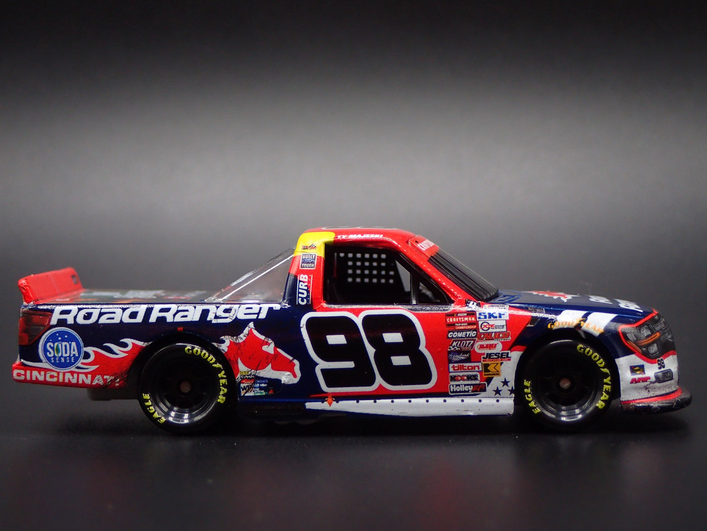 2024 24 FORD F150 NASCAR TRUCK #98 TY MAJESKI ROAD RANGER WIN 1:64 DIECAST CAR