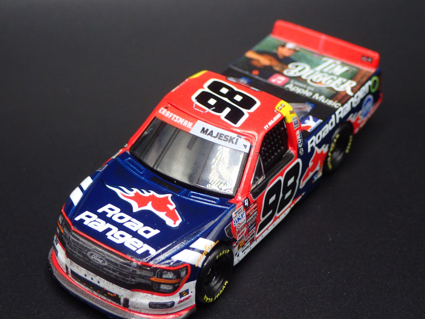 2024 24 FORD F150 NASCAR TRUCK #98 TY MAJESKI ROAD RANGER WIN 1:64 DIECAST CAR